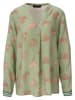 Aniston Bluse in Grün/ Beige
