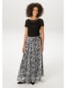 Aniston Spódnica w kolorze czarno-jasnoszarym