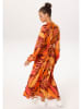 Aniston Kleid in Orange/ Bordeaux