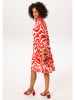 Aniston Jurk rood/wit