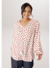 Aniston Bluse in Weiß/ Rot