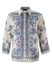 Aniston Bluse in Weiß/ Blau