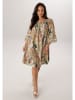 Aniston Kleid in Beige/ Bunt