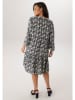 Aniston Sukienka w kolorze granatowo-oliwkowo-białym