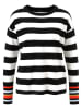 Aniston Pullover in Schwarz/ Weiß