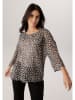 Aniston Blouse lichtgrijs/zwart