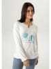 Aniston Longsleeve in Weiß