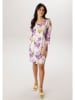 Aniston Kleid in Creme/ Lila