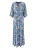 Aniston Kleid in Hellblau/ Weiß