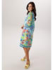 Aniston Kleid in Türkis/ Bunt