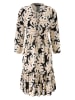Aniston Kleid in Beige/ Schwarz
