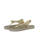 Ilse Jacobsen Zehensandalen in Beige/ Gold