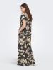 JDY Bluse "Troya" in Schwarz/ Beige