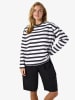 Noisy may Longsleeve "Ember" in Schwarz/ Weiß