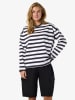 Noisy may Longsleeve "Ember" in Schwarz/ Weiß