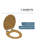 Schütte Wolnoopadająca deska WC "Don`t Hurry" w kolorze jasnobrązowym