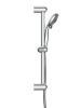 Schütte Zestaw prysznicowy ''Verona' w kolorze srebrnym z drążkiem