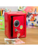 Jolly Skarbonka "Safe" w kolorze czerwonym - 16,5 x 12,5 x 12 cm