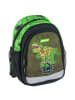 Jolly Kleurterschoolrugzakset "Dinosaurier" groen - (B)23 x (H)33 x (D)13 cm