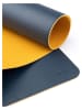 SAX Bureaumat donkerblauw/geel - (L)90 x (B)45 cm
