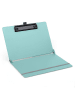 SAX Podkładka w kolorze błękitnym z klipsem - A4