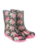 Billieblush Gummistiefel in Anthrazit/ Rosa