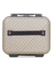 SWISS KOPPER Beautycase "Spiez" in Beige - (B)30 x (H)23 x (T)16 cm