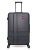 SWISS KOPPER Hardcase-Trolley "Uster" in Schwarz - (B)47 x (H)75 x (T)29 cm