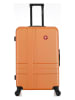 SWISS KOPPER Hardcase-Trolley "Uster" in Orange - (B)47 x (H)75 x (T)29 cm