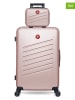 SWISS KOPPER 2-delige hardcase-trolleyset "Zurich" beige