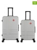 SWISS KOPPER 2tlg. Hardcase-Trolleyset "Uster" in Grau