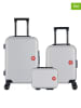 SWISS KOPPER 3tlg. Hardcase-Trolleyset "Spiez" in Grau