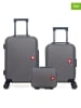 SWISS KOPPER 3tlg. Hardcase-Trolleyset "Spiez" in Anthrazit