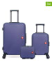 SWISS KOPPER 3-delige hardcase-trolleyset "Spiez" donkerblauw