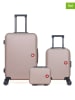 SWISS KOPPER 3tlg. Hardcase-Trolleyset "Spiez" in Beige