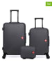 SWISS KOPPER 3-delige hardcase-trolleyset "Spiez" antraciet