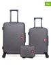 SWISS KOPPER 3-delige hardcase-trolleyset "Spiez" antraciet