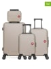 SWISS KOPPER 4tlg. Hardcase-Trolleyset "Spiez" in Beige
