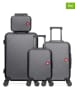 SWISS KOPPER 4-delige hardcase-trolleyset "Spiez" antraciet