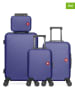 SWISS KOPPER 4tlg. Hardcase-Trolleyset "Spiez" in Dunkelblau