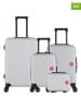 SWISS KOPPER 4-delige hardcase-trolleyset "Spiez" grijs
