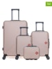 SWISS KOPPER 4tlg. Hardcase-Trolleyset "Spiez" in Beige