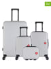 SWISS KOPPER 4tlg. Hardcase-Trolleyset "Spiez" in Grau