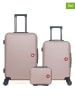 SWISS KOPPER 3-delige hardcase-trolleyset "Spiez" beige