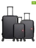 SWISS KOPPER 3tlg. Hardcase-Trolleyset "Spiez" in Schwarz