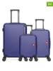 SWISS KOPPER 3tlg. Hardcase-Trolleyset "Spiez" in Dunkelblau