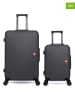 SWISS KOPPER 2tlg. Hardcase-Trolleyset "Spiez" in Schwarz