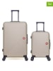 SWISS KOPPER 2tlg. Hardcase-Trolleyset "Spiez" in Beige