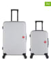 SWISS KOPPER 2tlg. Hardcase-Trolleyset "Spiez" in Grau