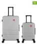 SWISS KOPPER 2tlg. Hardcase-Trolleyset "Uster" in Grau
